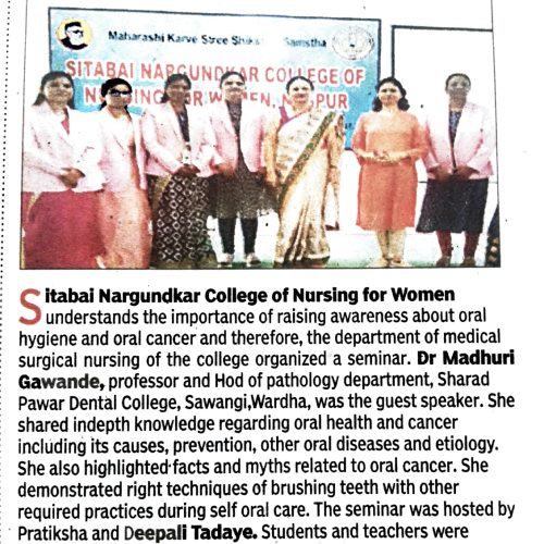 SEMINAR ON ORAL HYGINE AND ORAL ORGANIZED 18TH AUG.2022 TIMES OF INDIA_page-0001